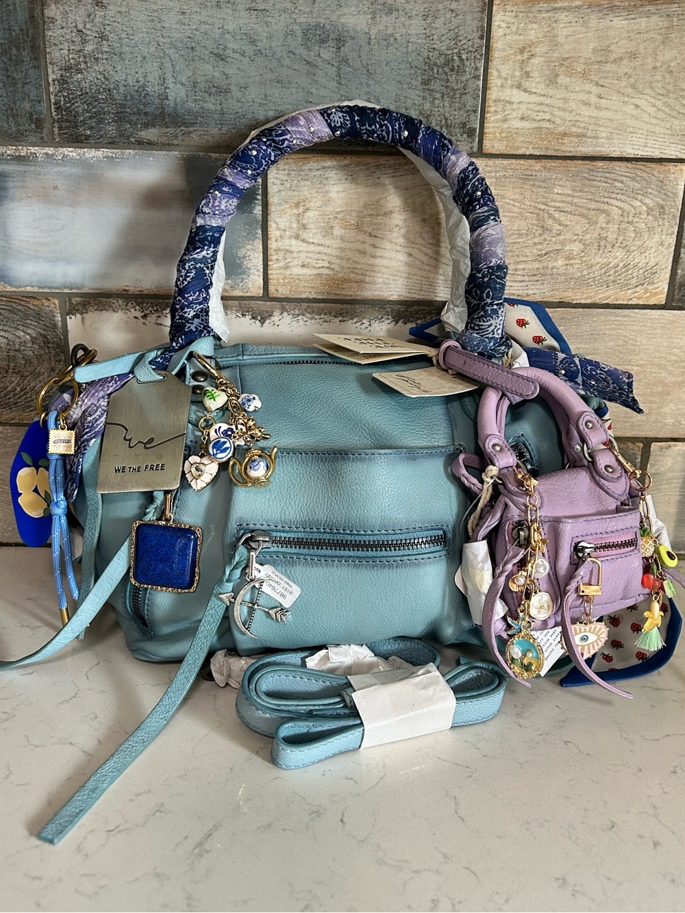 NWT We The Free Baby Emerson w/ Included Micro Emerson, Charms, & Scarves